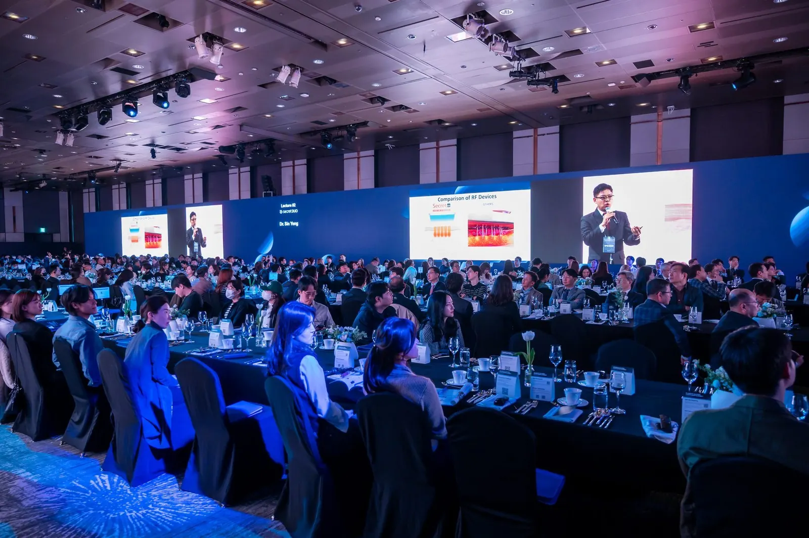 Dr Sin Yong on stage at the CLASSYS Global Customer Summit in Seoul, 2025