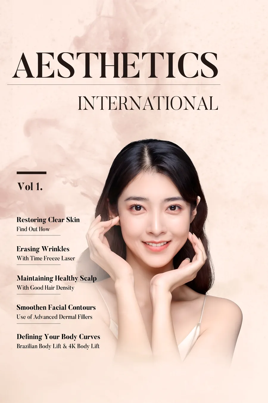Aesthetics International Volume 1 — Create the best version of yourself (front cover)